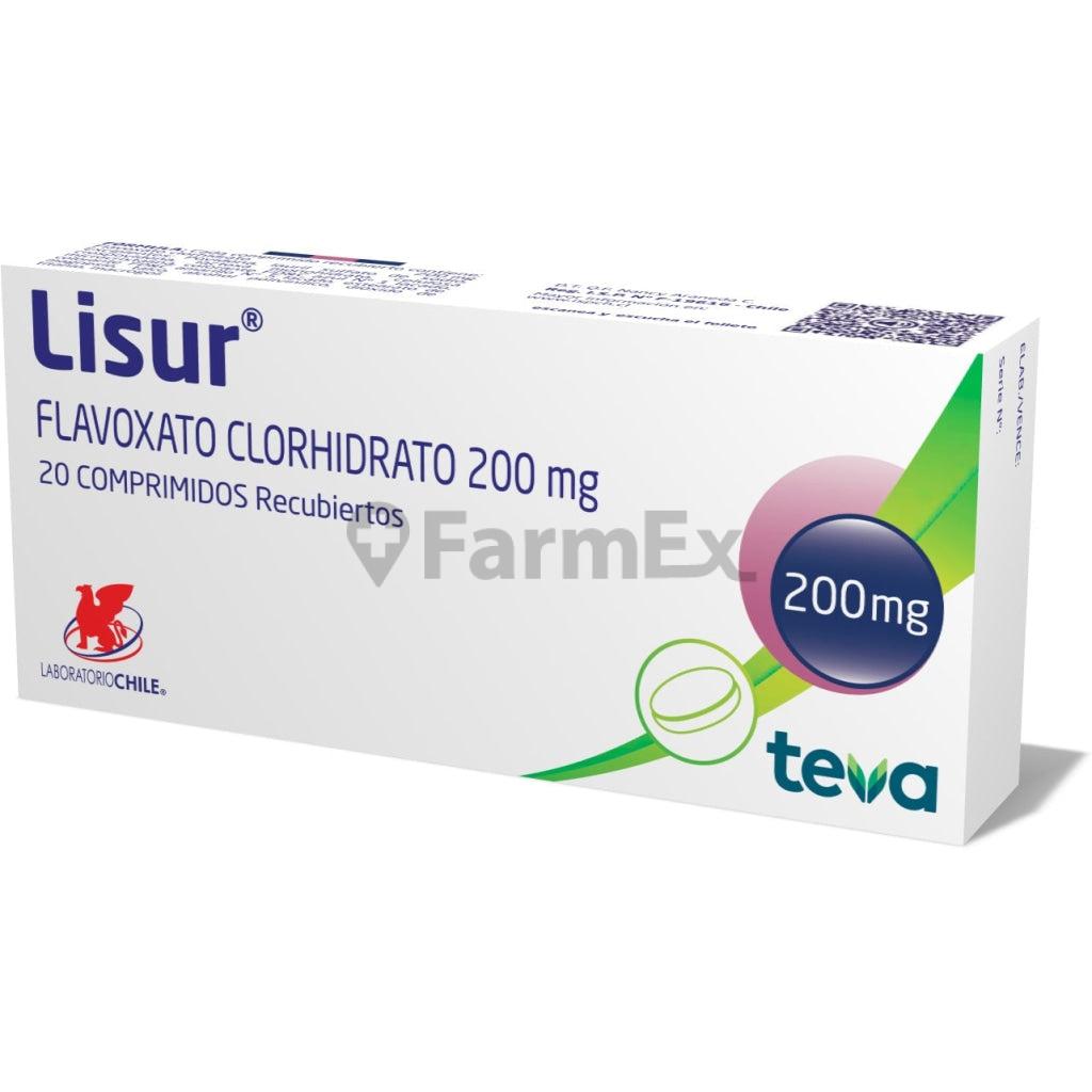 Lisur 200 mg x 20 Comprimidos "Ley Cenabast" LAB CHILE